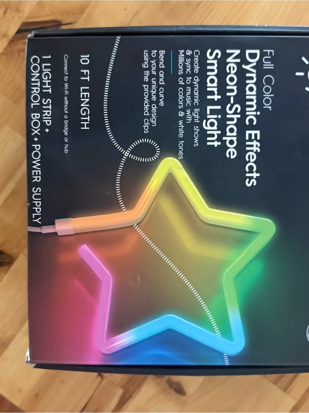 Neon-Shape Smart Light Star - Multicolor